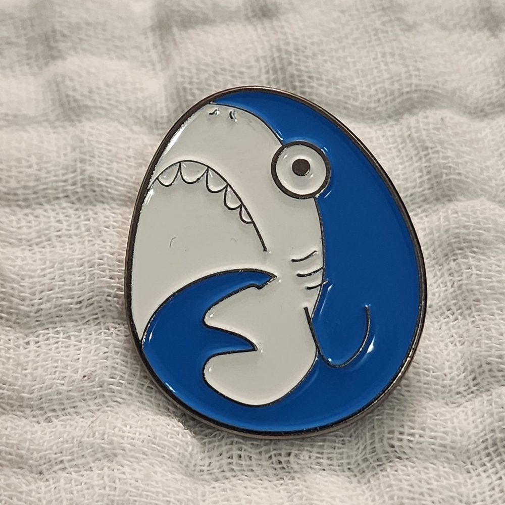 3 for $15/ 5 for $20 Pin- Funny Shark